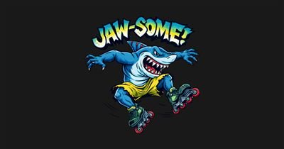 Street Sharks - JAW-SOME! Extreme 90s Cartoon Tee tee design