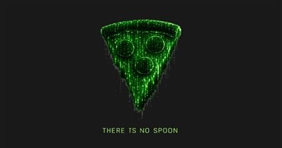 There is no spoon… but there is Pizza tee design