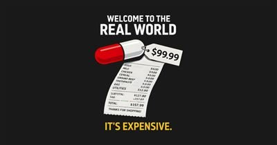 Welcome to the Real World — It's Expensive tee design