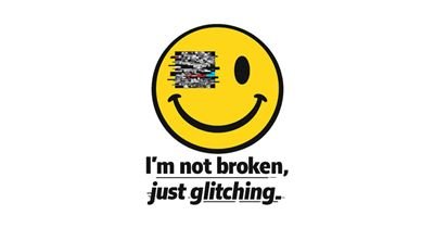 "Just Glitching" Retro Reality Tee tee design