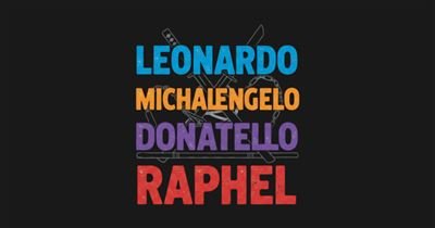 TMNT - The Renaissance Squad tee design