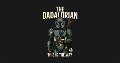 The Dadalorian — This Is the Way tee design
