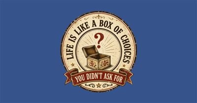 Life Is Like A Box Of Choices You Didn't Ask For — 90s Movie Parody Tee tee design