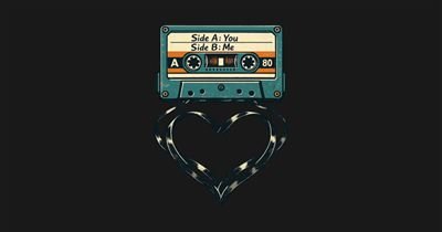 Side A You Side B Me Retro Mixtape Cassette Tee tee design