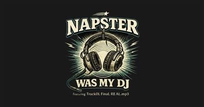Napster Was My DJ 90s Music Nostalgia Shirt tee design