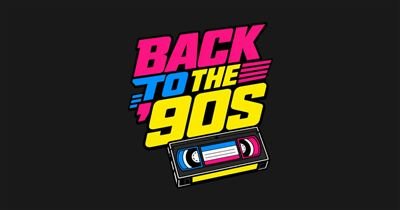 Back to the '90s — Chrome Edition tee design