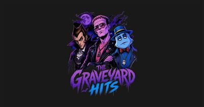 The Graveyard Hits Alt Rock Cereal tee design
