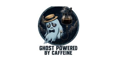 Ghost Powered by Caffeine Coffee IV tee design