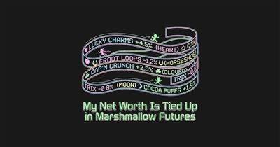 My Net Worth Is Tied Up in Marshmallow Futures Funny Shirt tee design