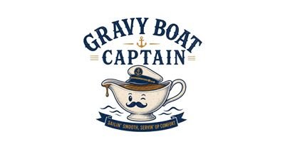 Gravy Boat Captain tee design