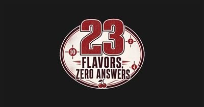 23 Flavors, Zero Answers: Retro Cherry Soda Label tee design