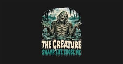 Creature: Swamp Life Chose Me tee design